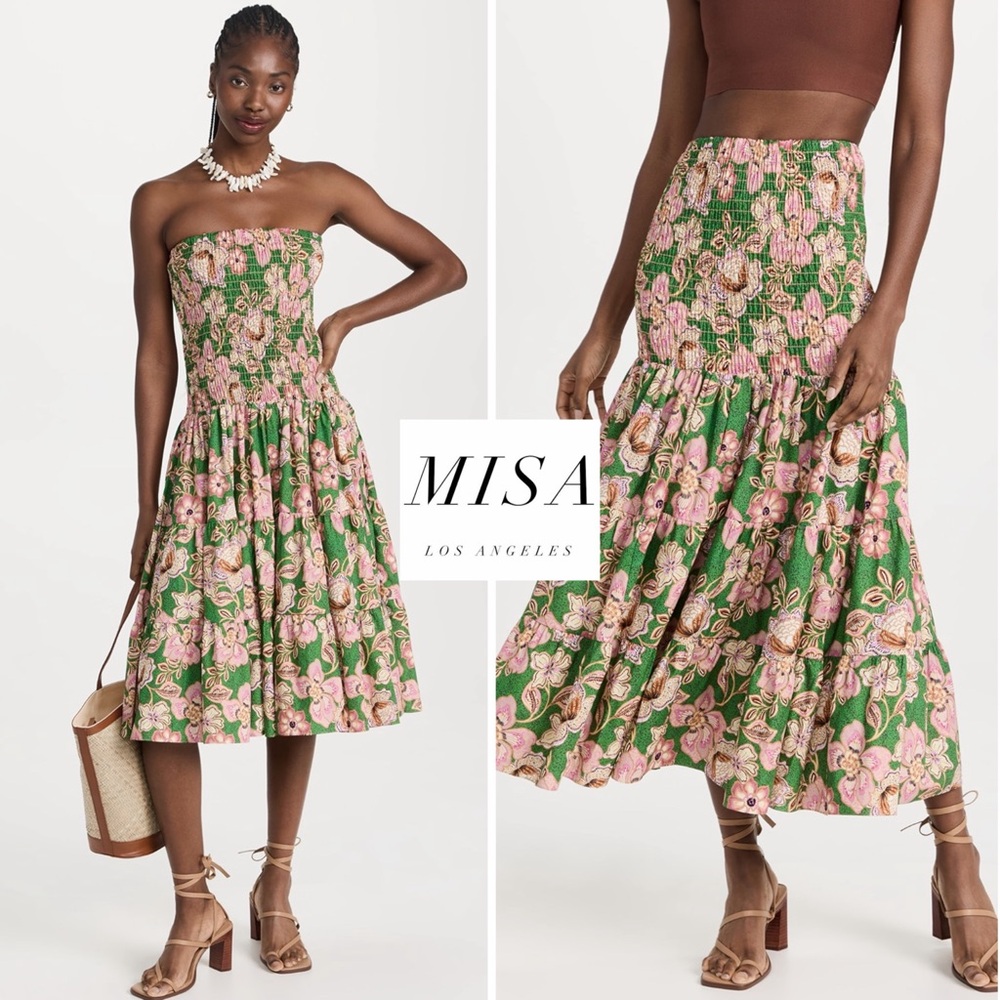 Like New - MISA Floral Convertible Cotton Skirt (XL)